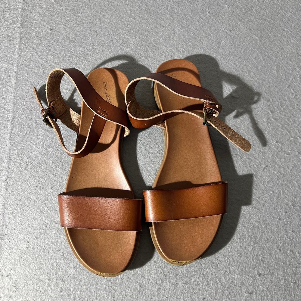 Universal Thread Brown Ankle Strap Sandals Womens 9.5 - Picture 9 of 9